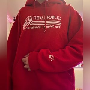 Red Quiksilver hoodie